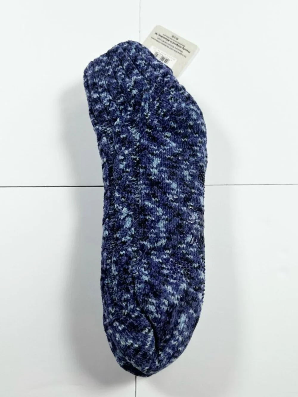 Muk Luks Slipper Socks L/XL (8 X 10)‎ Infused Blue/Purple/Multi Colored NWT
